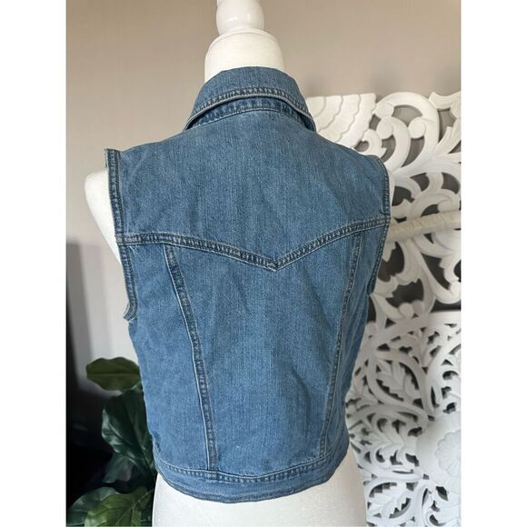 Studded Denim Vest - Picture 4 of 6